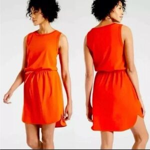 Vibrant Orange Athleta Dress